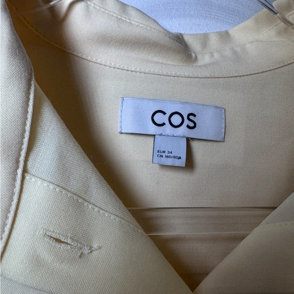 Cos oversized butter yellow button down - Picture 5 of 8
